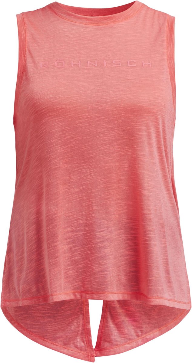 Rohnisch Open Back Singlet Dames Sporttop - Coral - Maat XL