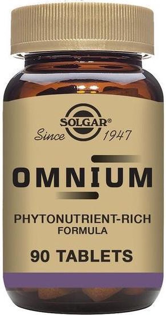 Solgar - Omnium® tabletten Geavanceerd multi-vitaminen / mineralencomplex. Rijk aan fyto-nutriënten - 30 tabletten
