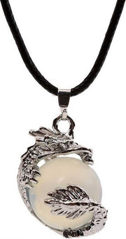Jawbreaker Ketting Opal Dragon Zilverkleurig