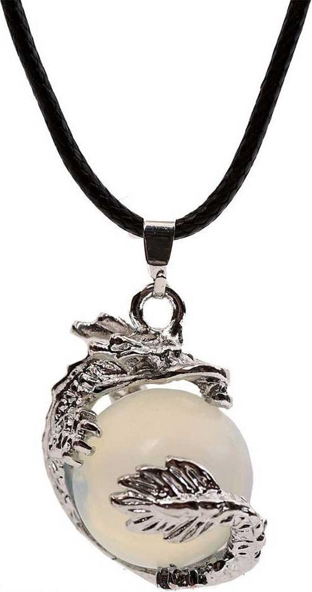 Jawbreaker Ketting Opal Dragon Zilverkleurig
