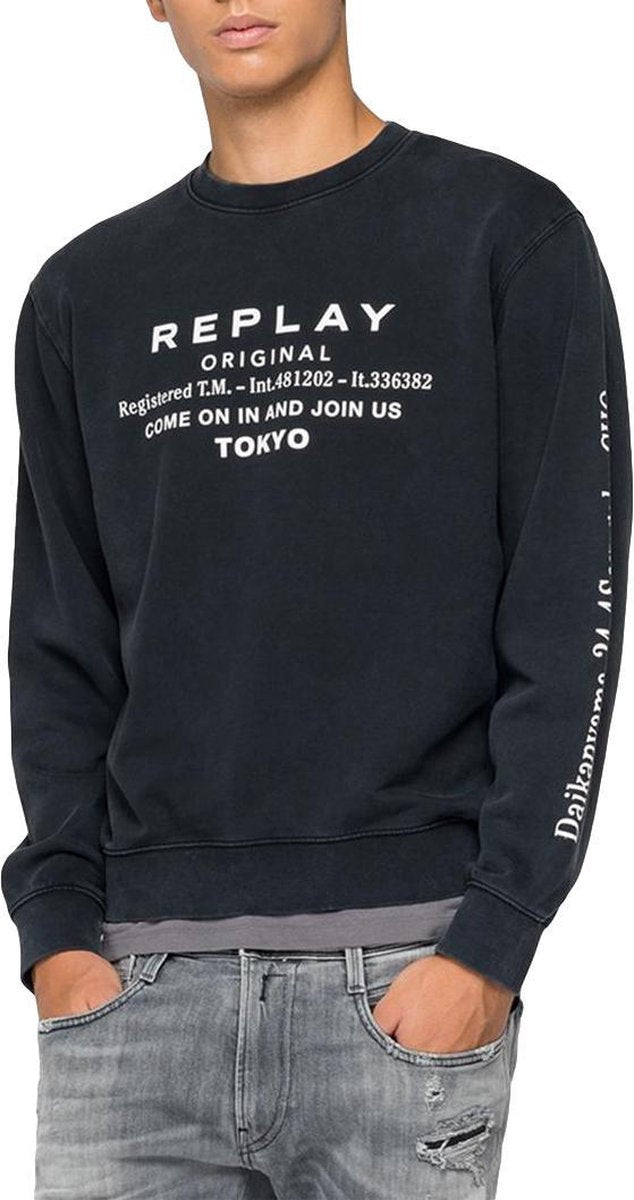 Replay Sweater Black