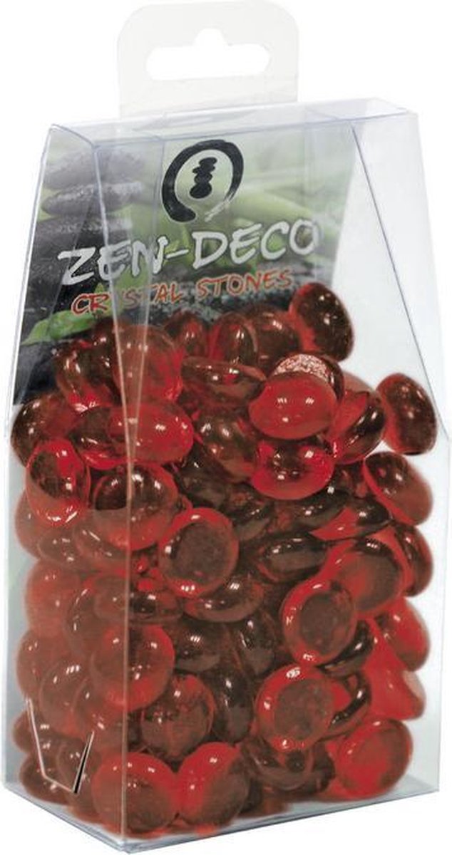 Superfish zen-deco crystal stenen rood