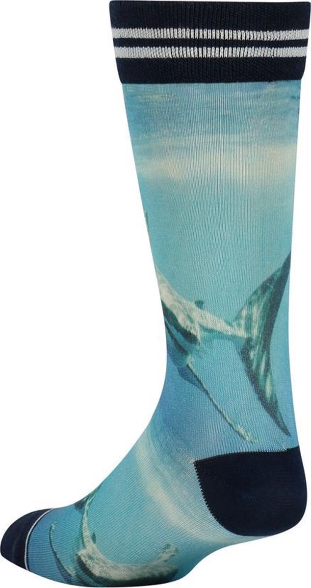 Sock My Shark - Herensokken - Katoen - geprinte sok 43/47