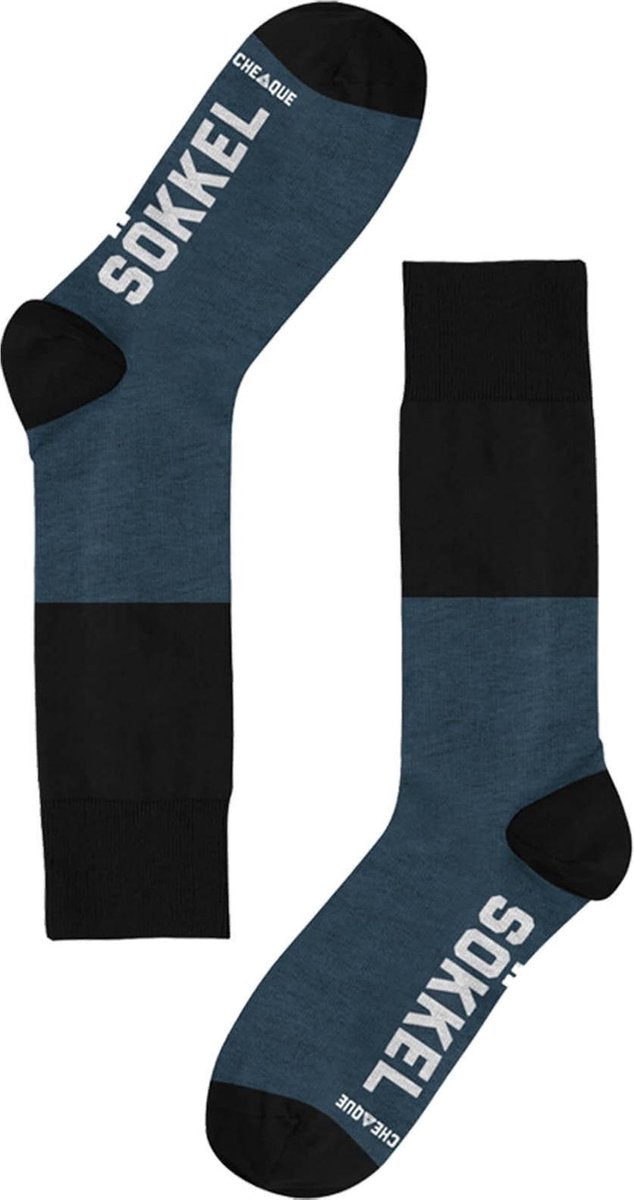 SÖKKEL BLAUW/ZWART MAAT 36-40