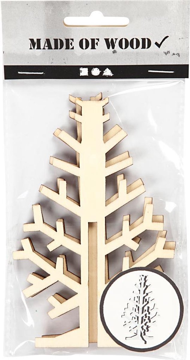 Christmas Tree. H: 12 cm. W: 7.5 cm. 1 pc