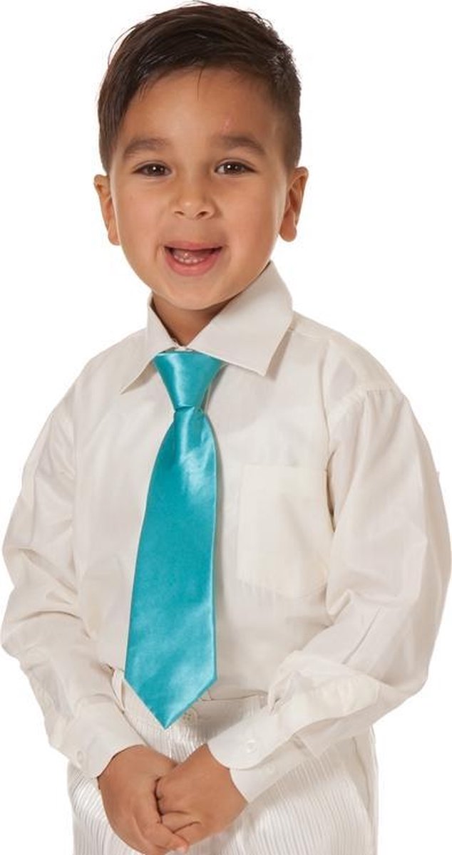 Kinderoverhemd lange mouw ivoor- 92
