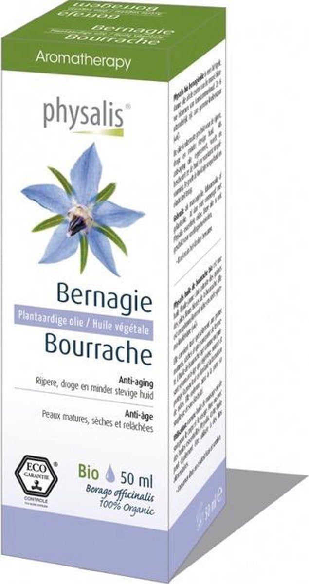 Physalis Aromatherapy Plantaardige Oliën Bernagie Olie 50ml