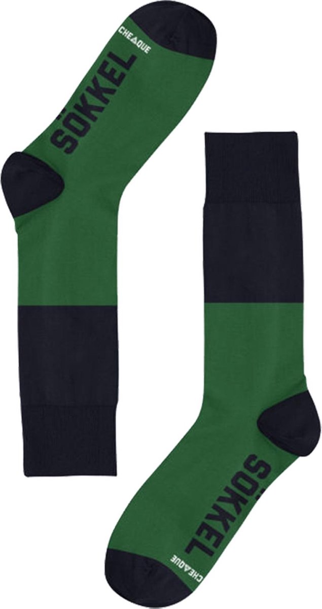 SÖKKEL SOK GROEN/BLAUW MAAT 36-40