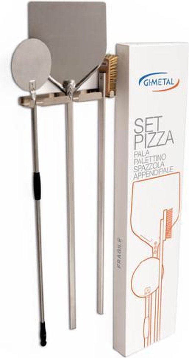 Gi.Metal Pizza Set 4 Delig - Pizzaschep