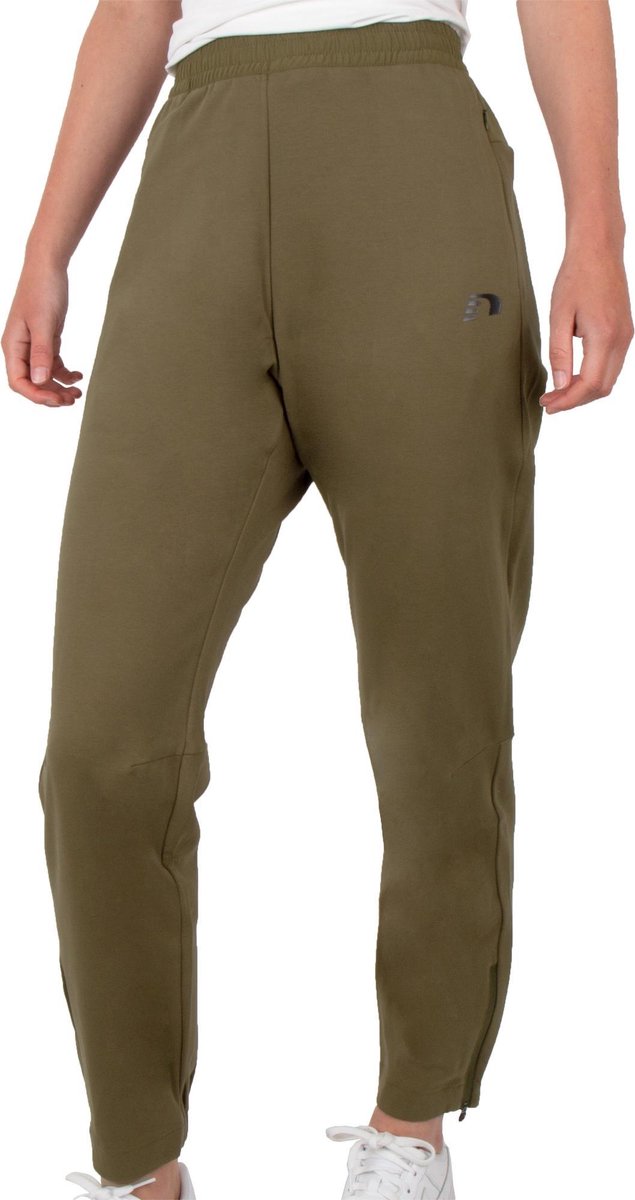 Newline City  Sportbroek - Maat M  - Vrouwen - olijfgroen/zwart