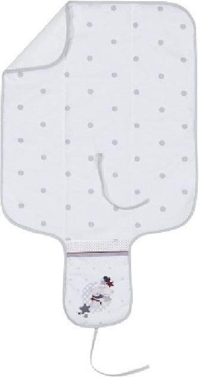 Interbaby Aankleedkussen Amoroso 45 X 75 Cm Katoen Grijs