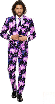 OppoSuits Galaxy Guy - Mannen Kostuum - Paars - Carnaval - Maat 54