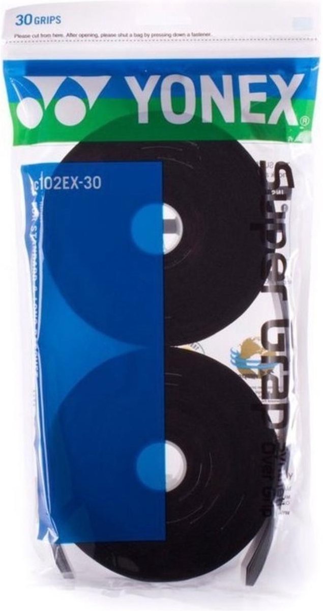 Yonex Super grap zwart 30 stuks