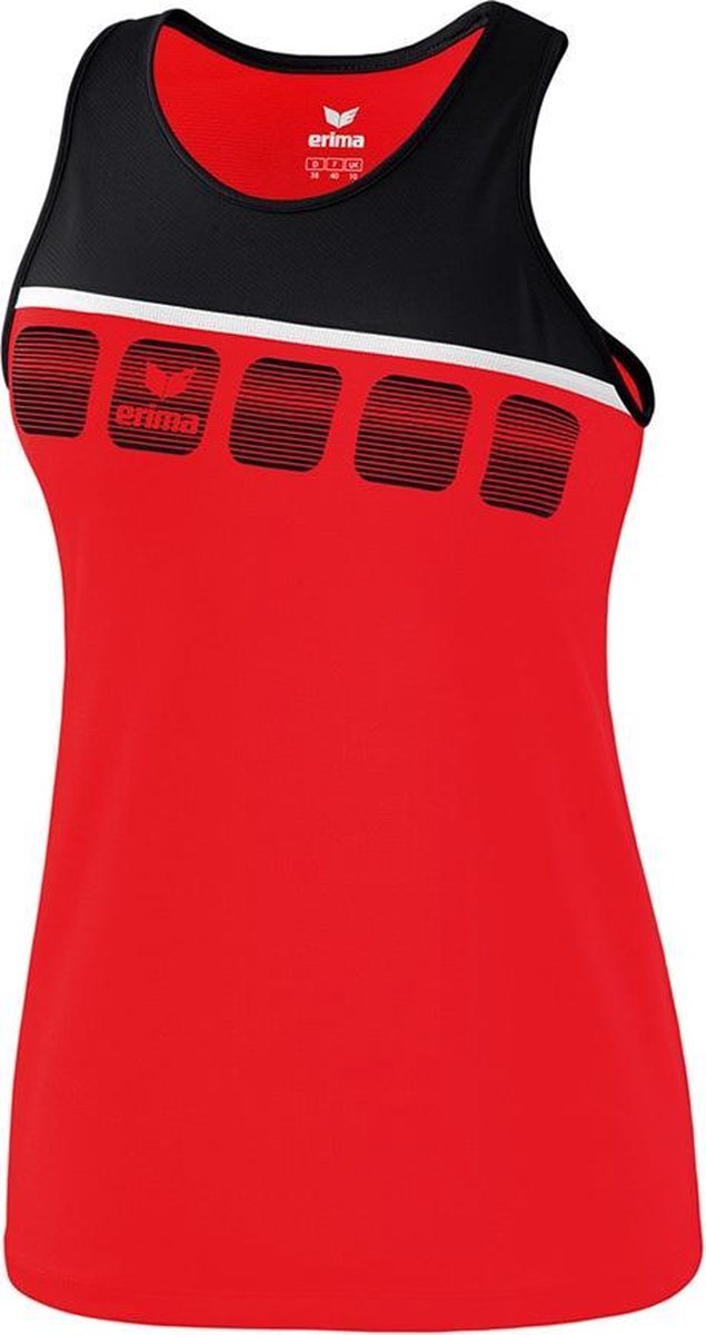 Erima 5-C Dames Tank Top - Polo's  - rood - 152