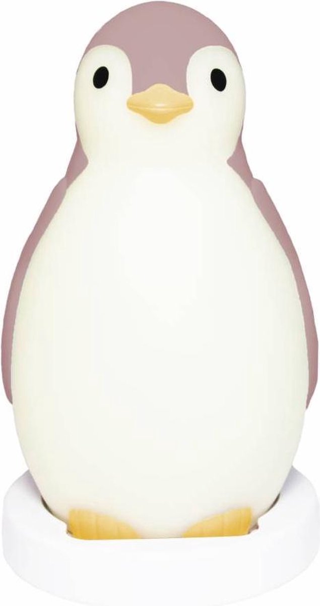 Zazu Pam Slaaptrainer - Pinguin - Met Bluetooth speaker en nachtlamp functie -  Roze