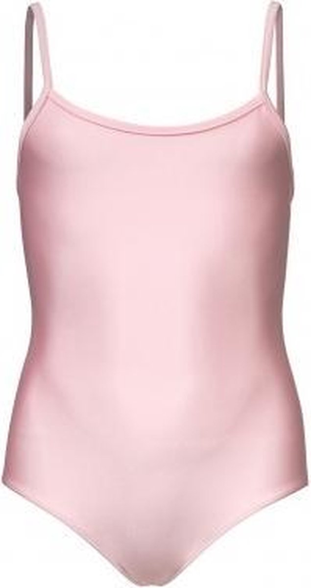 Roze Balletpakje met Spaghettibandjes Papillon – Glanslycra – Meisjes – Maat 164