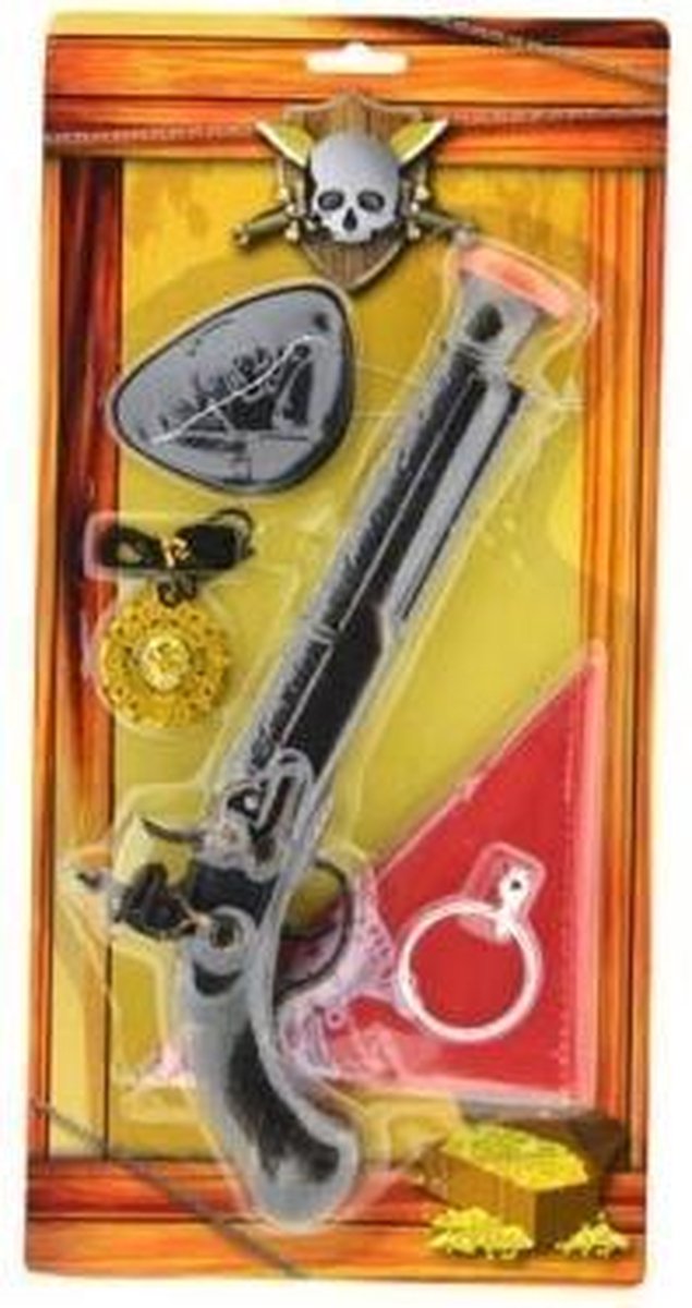Piratenset met speelgoedpistool 38