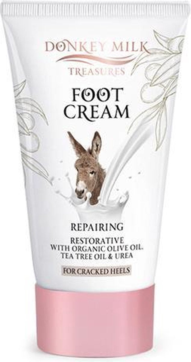 Pharmaid Donkey Milk Treasures Voetcrème | Moisturizer|Olive Oil | Tea Tree Oil 120ml