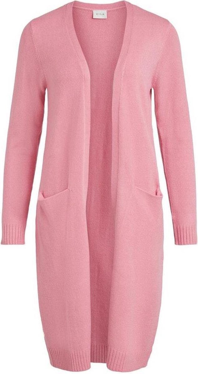 Viril Long L/s  Knit Cardigan - Noos 14042770 Wild Rose