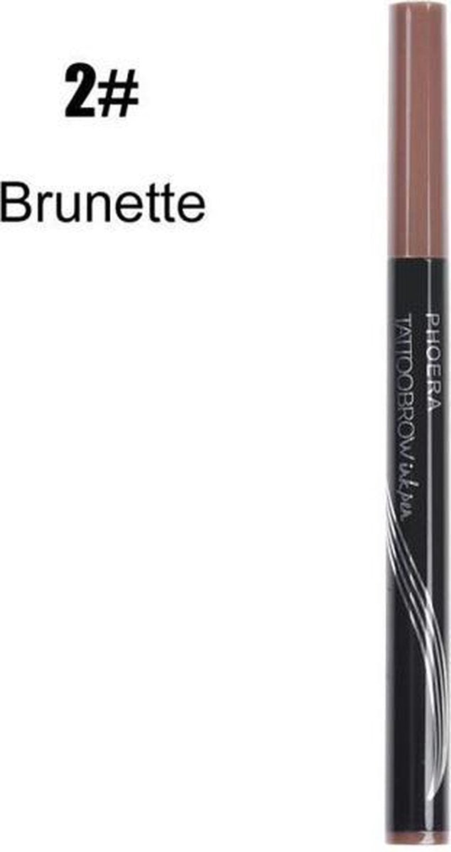 PHOERA™ Tattoo Brow wenkbrauwpen - 02 - Brunette