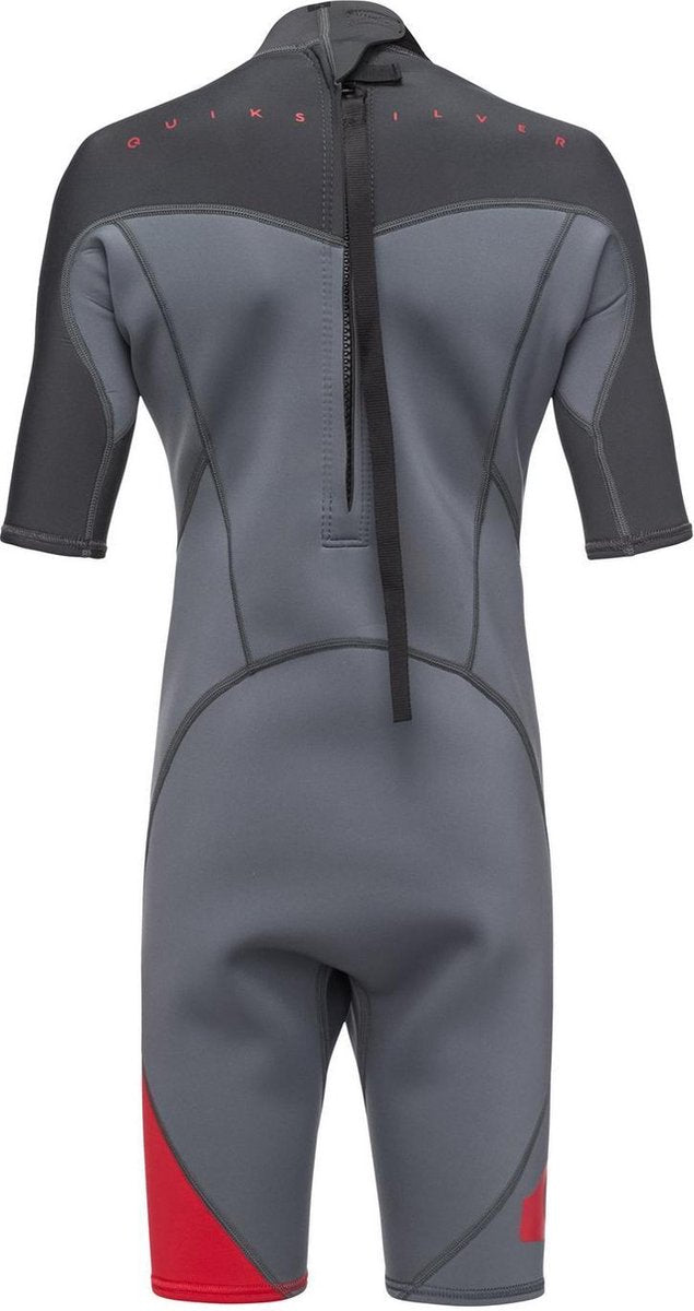 Quiksilver Syncro 2/2 back-zip shorty jet ash/graphite