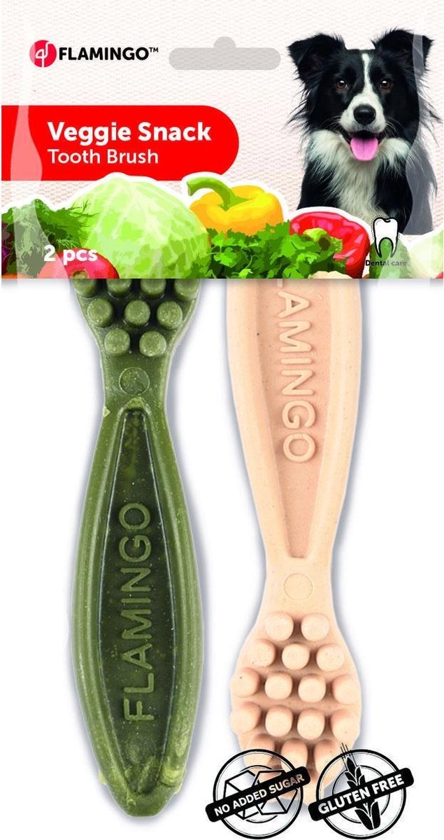Zooselect Hondensnack Veggie Tandenborstel 14