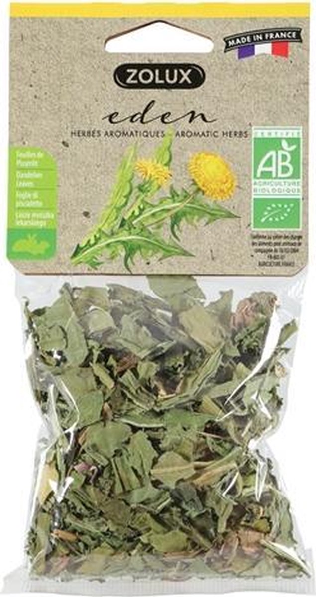 Zolux eden paardenbloembladeren - 14 gr - 1 stuks