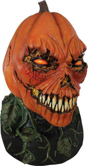"Angstaanjagend pompoenmasker voor Halloween - Verkleedmasker - One size"