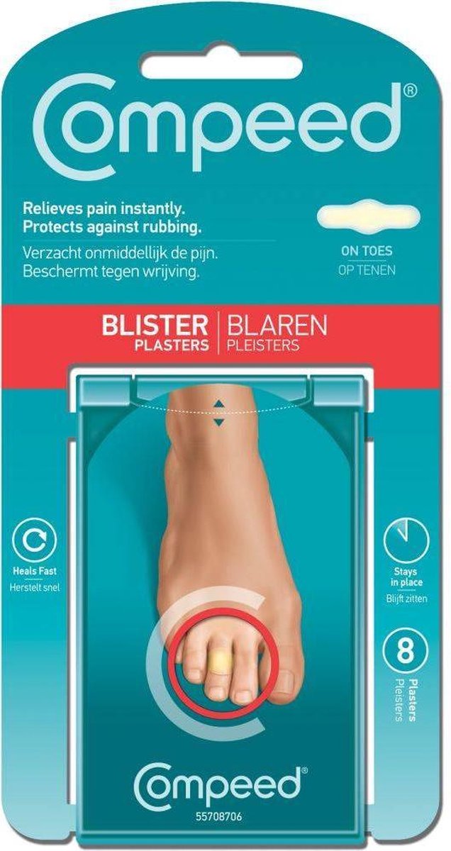 Compeed Op Tenen - 8 st -  Blarenpleisters