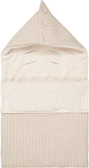 Koeka Voetenzak 0+ 3 punts wafel/teddy Oslo - sand/pebble