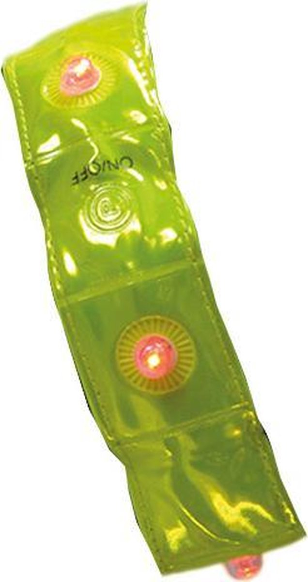 Oxc Reflectie-armband Led 20 Cm Geel