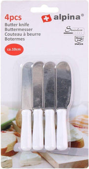 Botermes 4 stuks 10 cm - boter - smeersels- mes