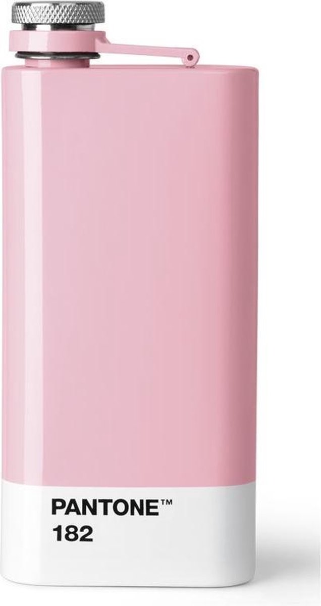 Copenhagen Design Pantone - Heupfles - Zakflacon - 150 ml - Roze 182