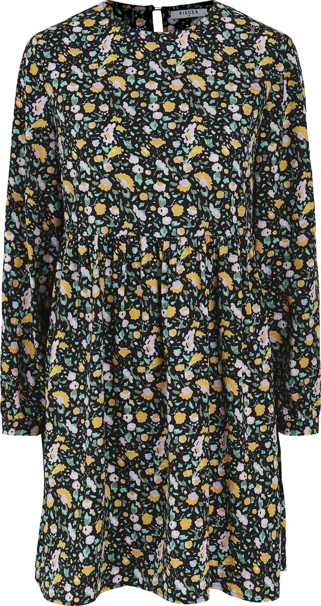 PIECES PCRUTHA LS DRESS D2D Dames Jurk - Maat S
