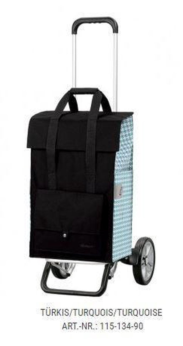 Andersen Alu Star Turqouise - Boodschappentrolley