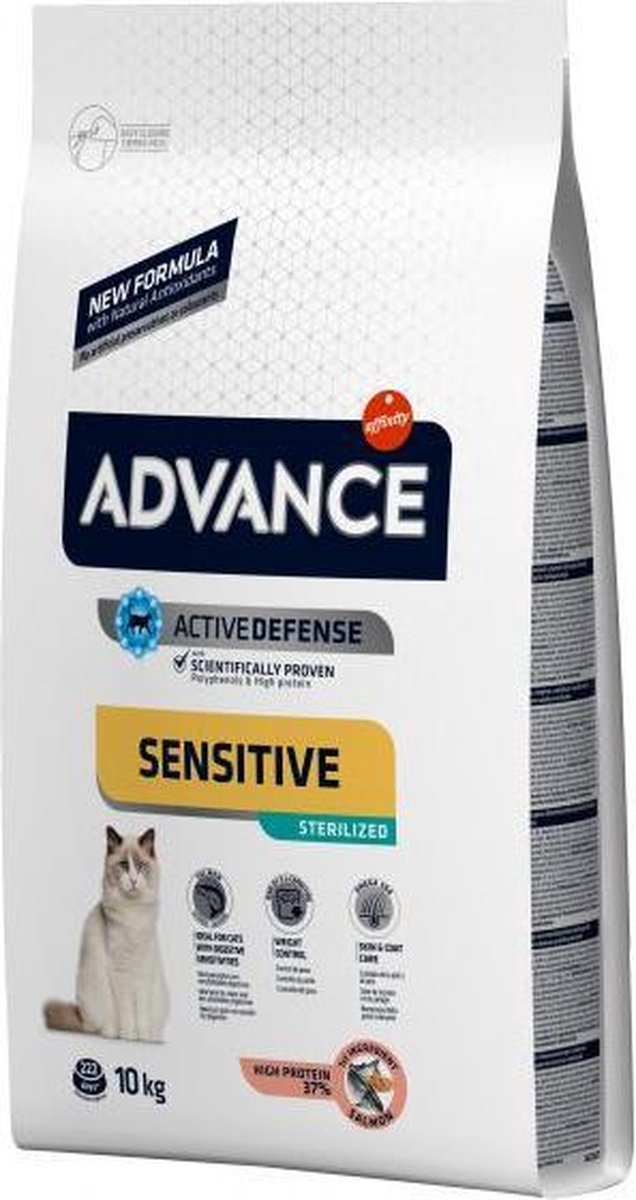 Advance cat sterilized sensitive salmon kattenvoer 10 kg