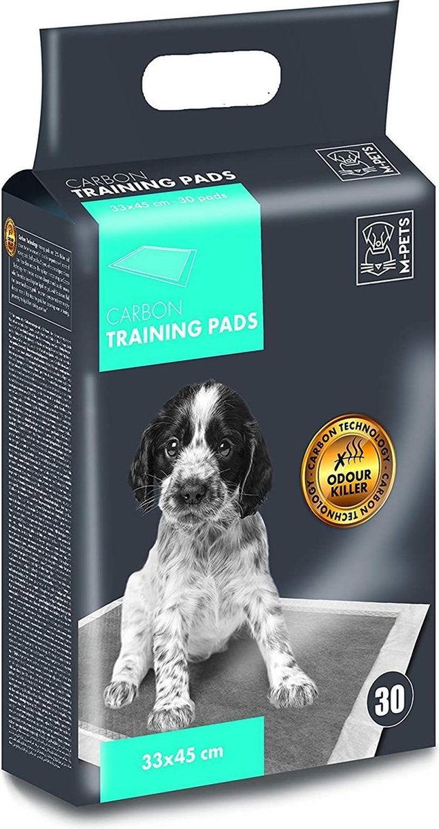M-pets Trainingpads Carbon 33 X 45 Cm Textiel Wit 30 Stuks