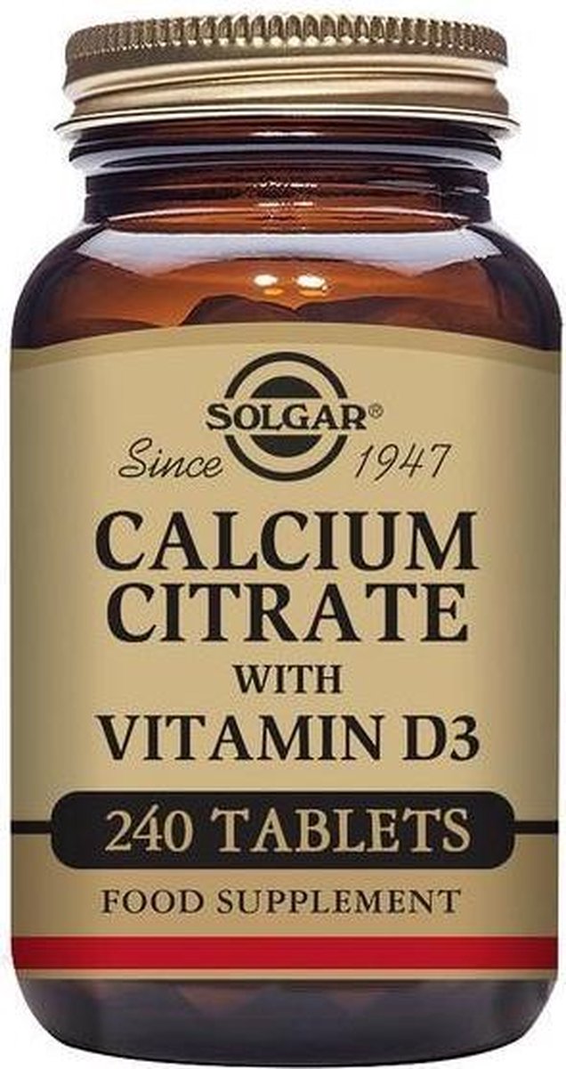 Calcium citrate with Vitamin D3 - 60 tabletten