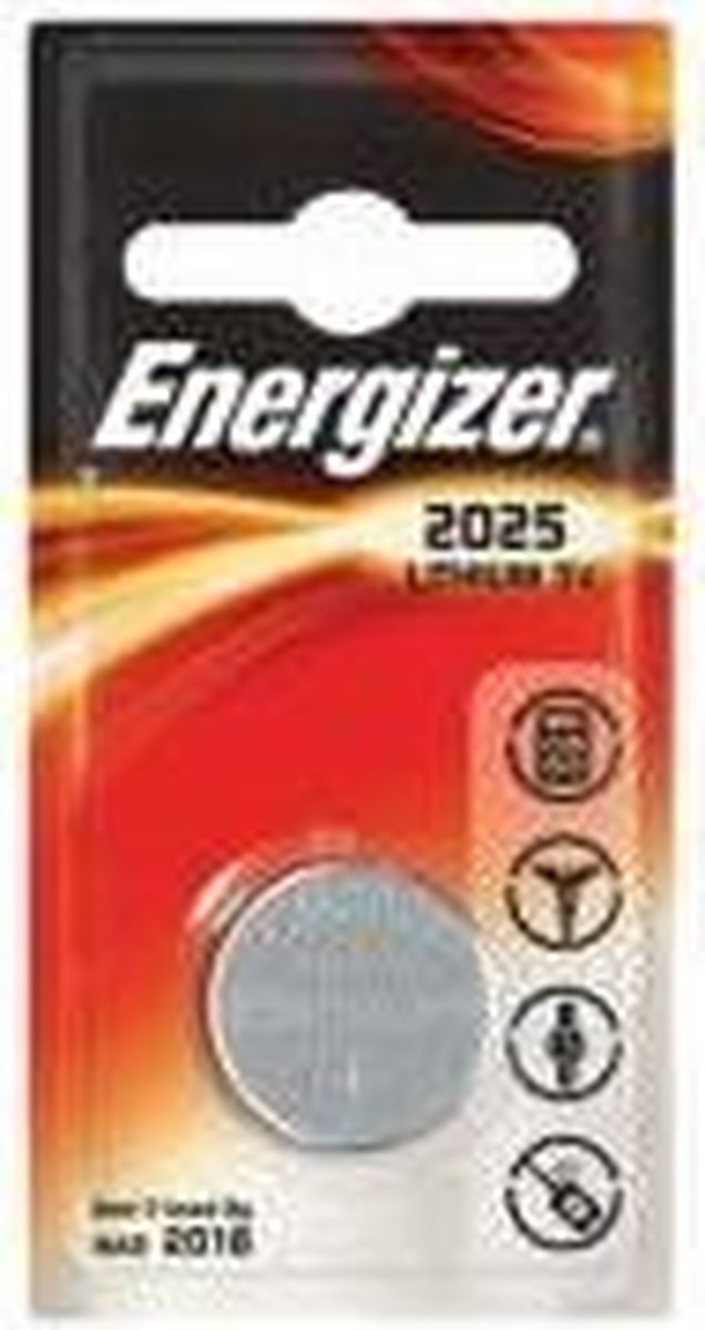Energizer Encr2025 Lithium Knoopcel Cr2025 Fsb1 1-blister