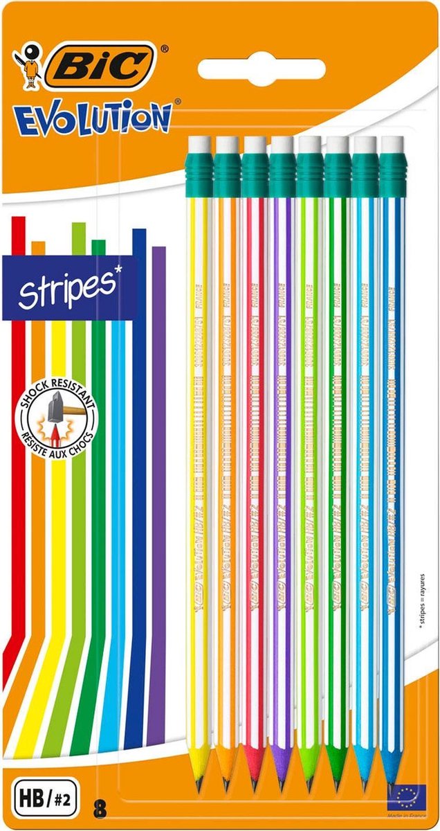 BIC Evolution Potloden met Gum