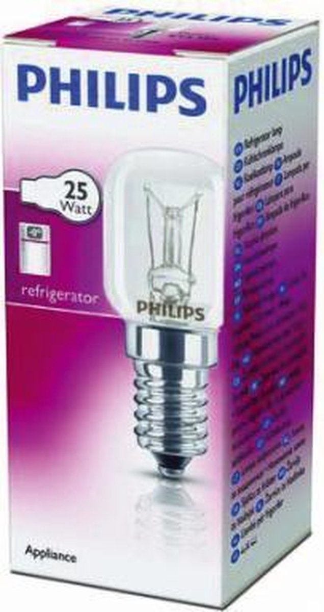 Philips T25 25W E14 K1P Koelkastlampje