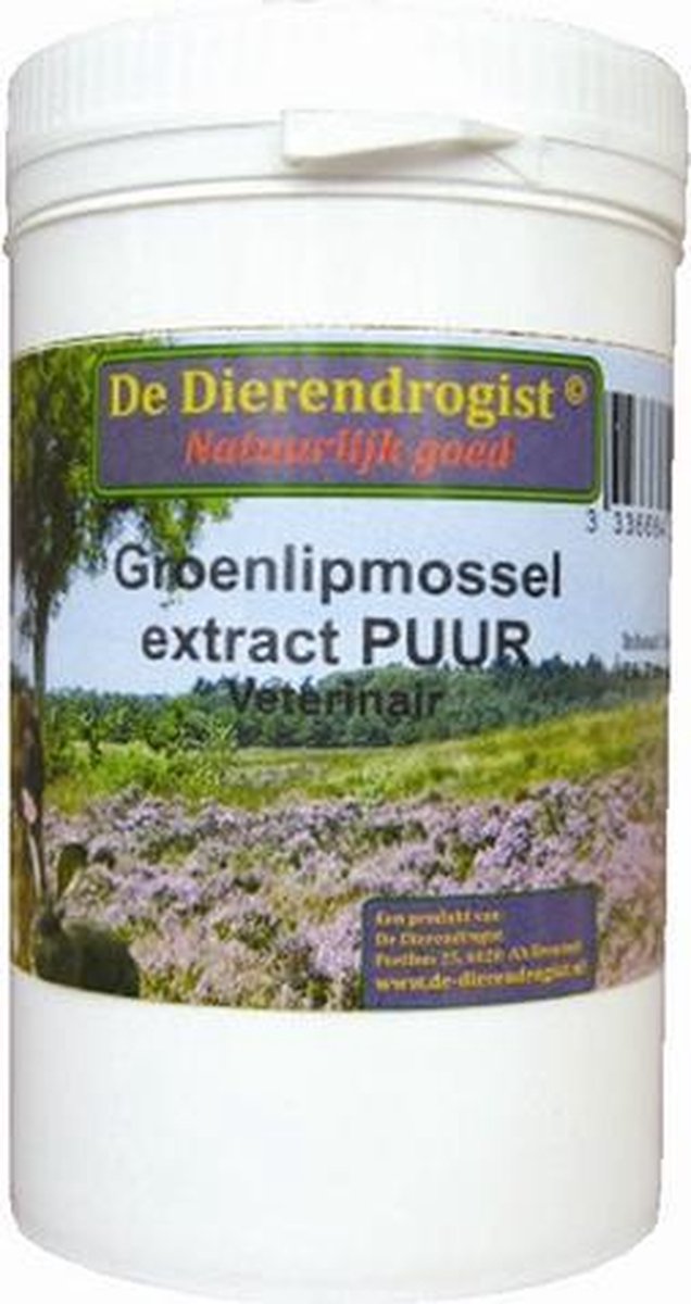 Dierendrogist Groenlipmosselextract Puur - 200 gr