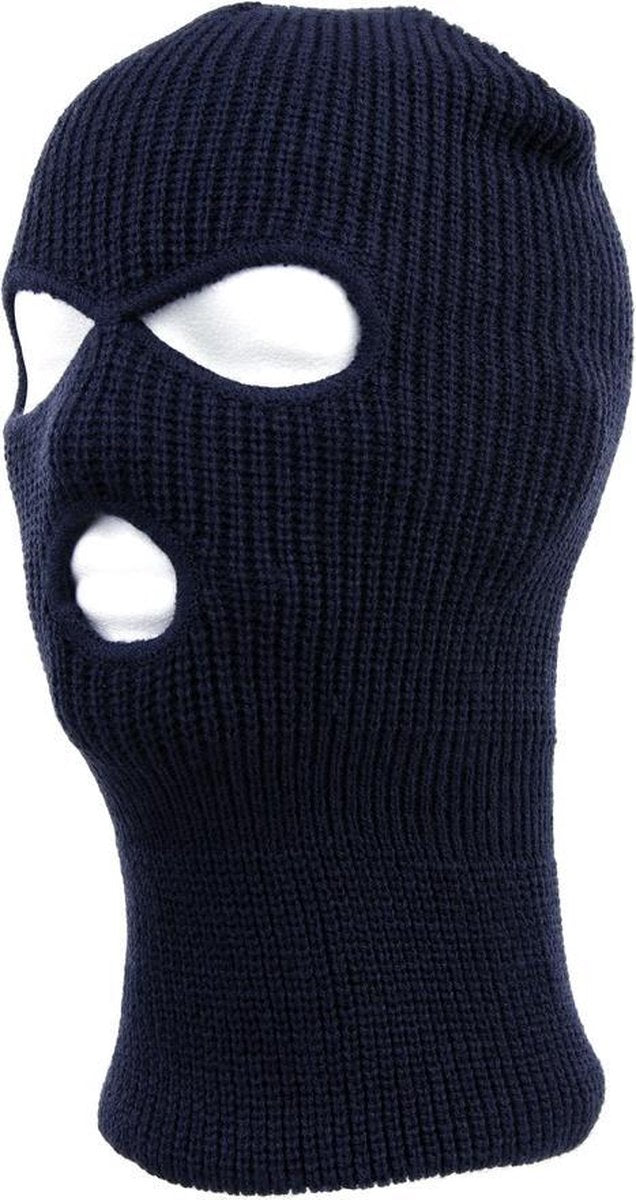 Fosco Bivakmuts Blauw - Acryl - 3 Gaten - One-Size Fits All