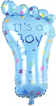Baby-Voet- NU 1 + 1 GRATIS- It'sA-Boy-Ballon