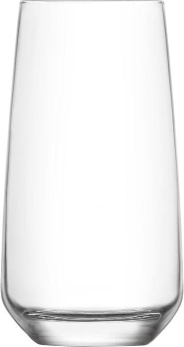 Lav Lal Waterglas 480 ml Fraai Design - 6 Stuks
