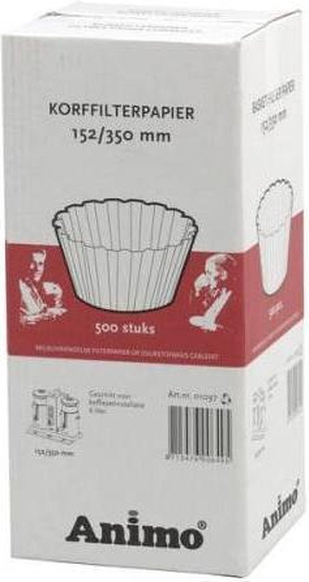 Animo Korffilterpapier 152/350 mm 6 liter - 500 stuks