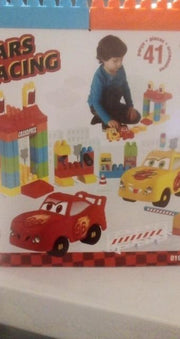 car racing set bouwblokken