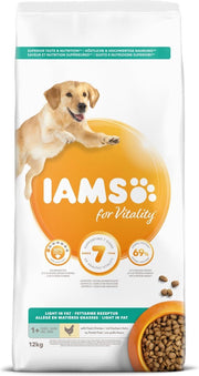 Iams Dog Adult Weigt Control Kip 12 kg