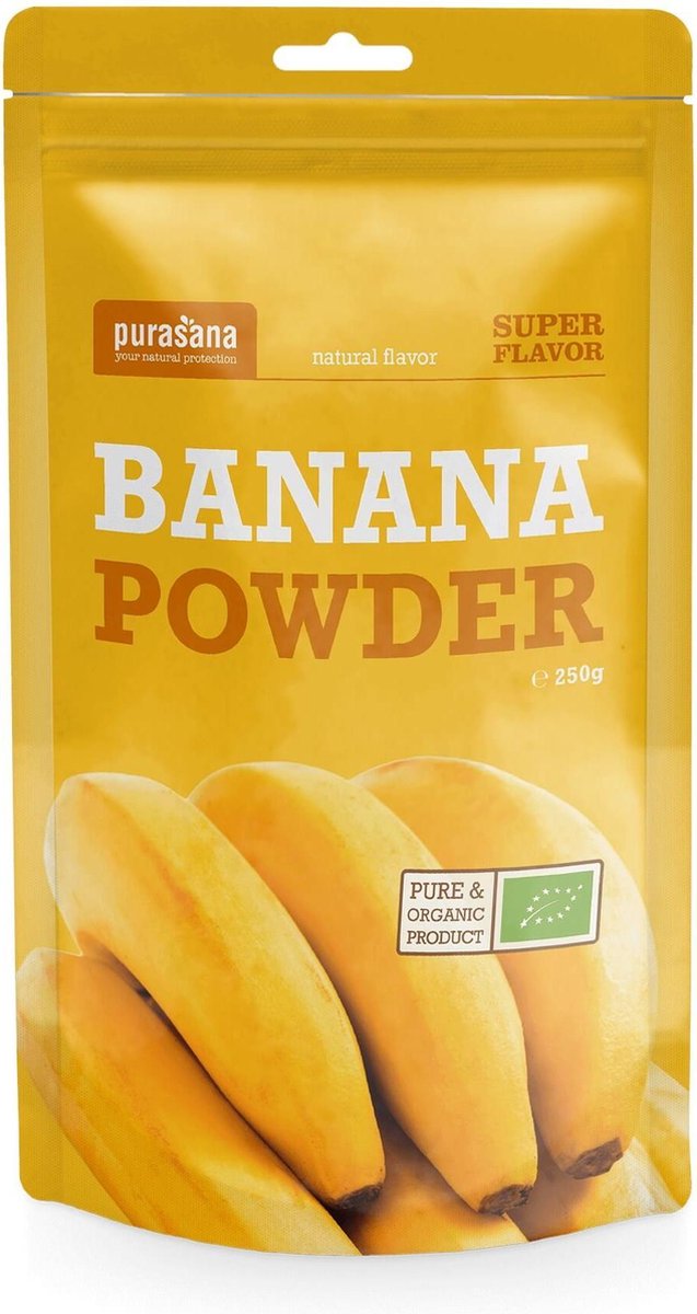 Bananen Poeder (250 Gram) - Purasana
