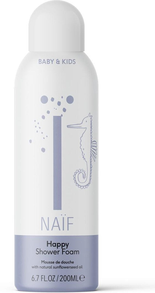 Naïf natuurlijke Happy Doucheschuim - voor baby en kind - 200ml